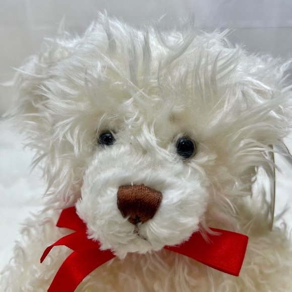 First & Main Scraggles 11" Teddy Bear Plush Stuffed Toy White Tags Attached - Picture 2 of 12